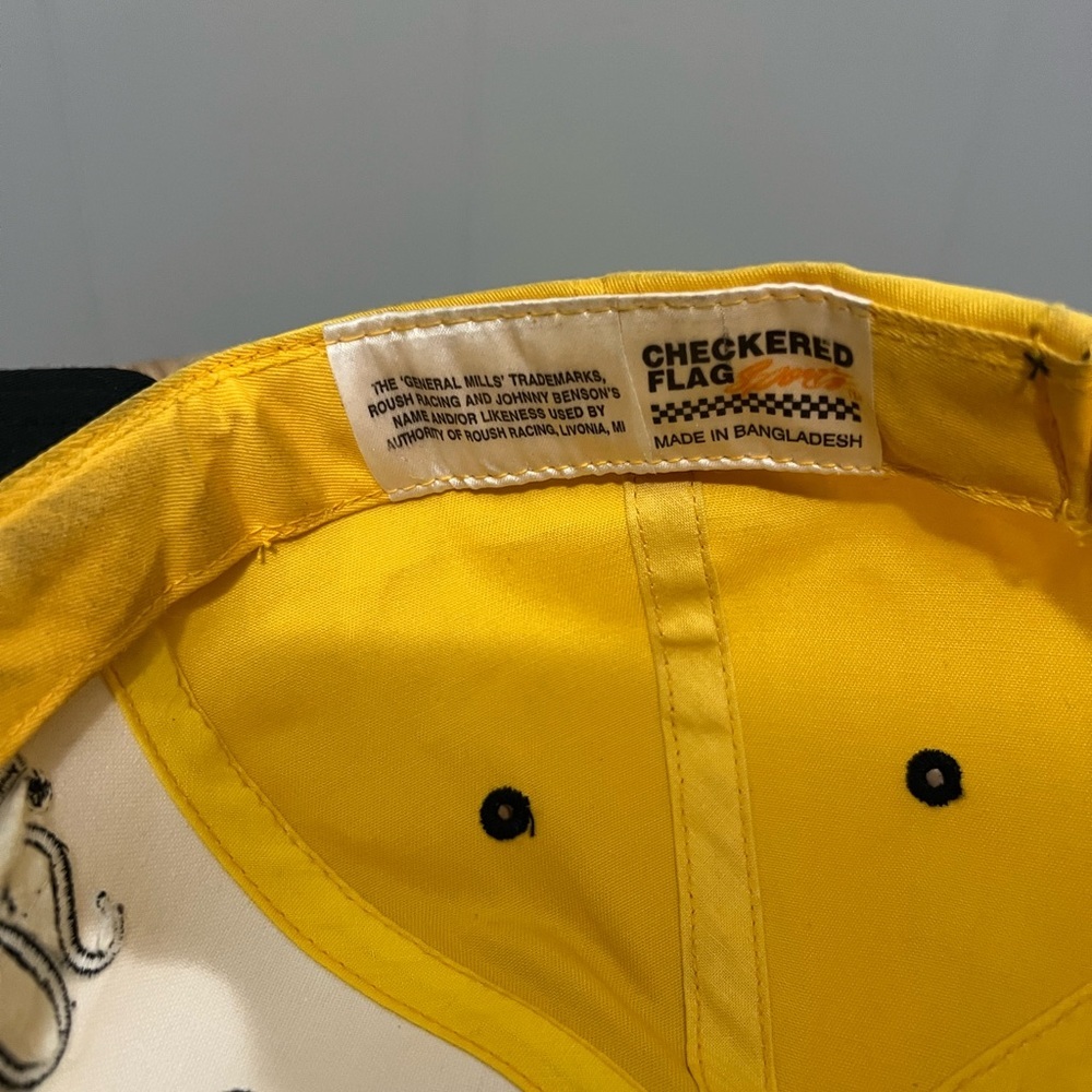 Vintage Cheerios racing Johnny Benson SnapBack hat - Picture 4 of 5